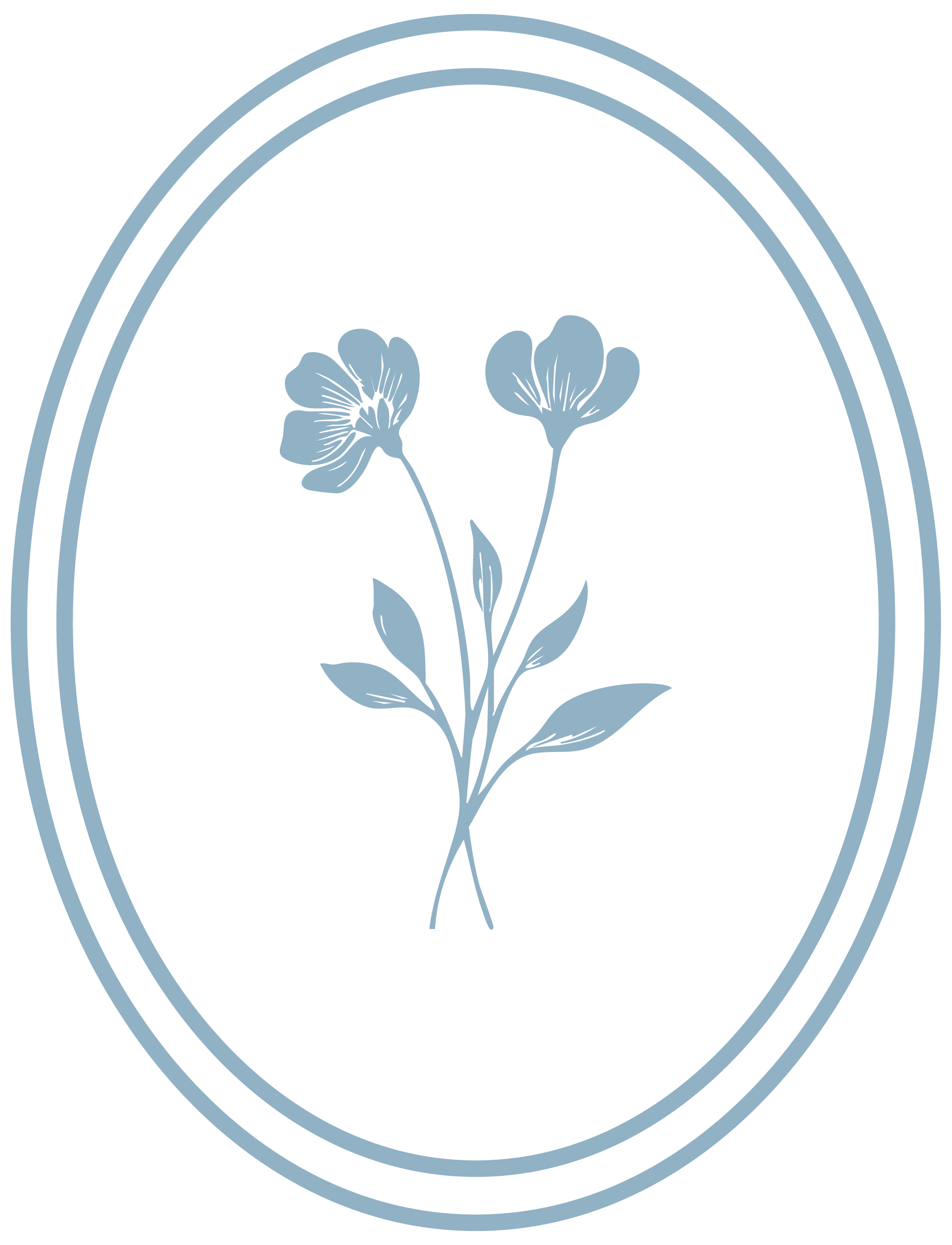 FEC_Oval Outline Floral-Summer